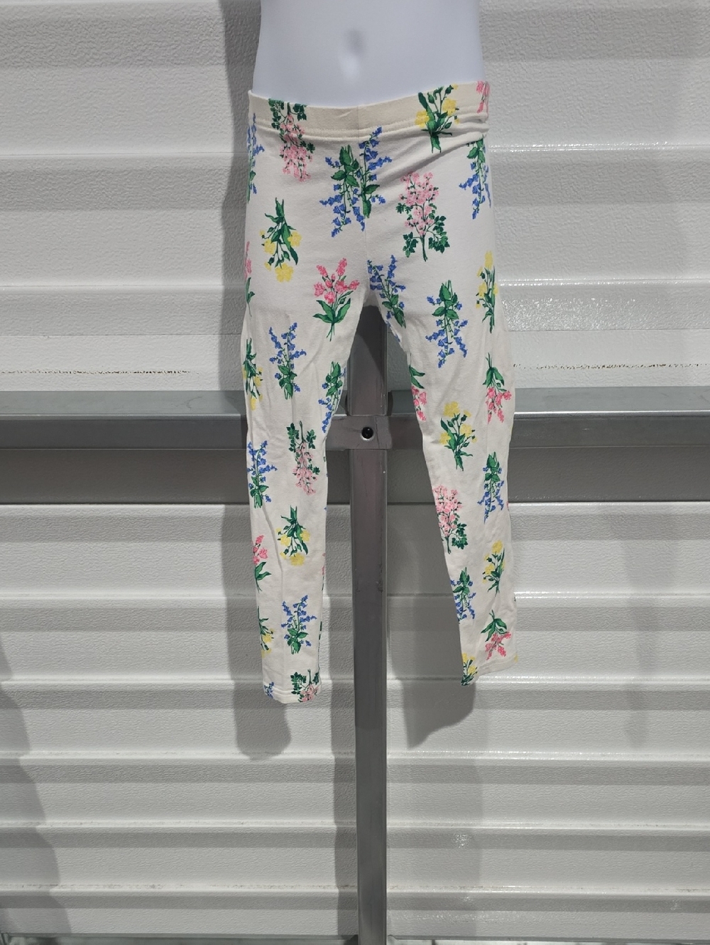 Carter's White Floral Print Girls' Leggings Size 6‎
